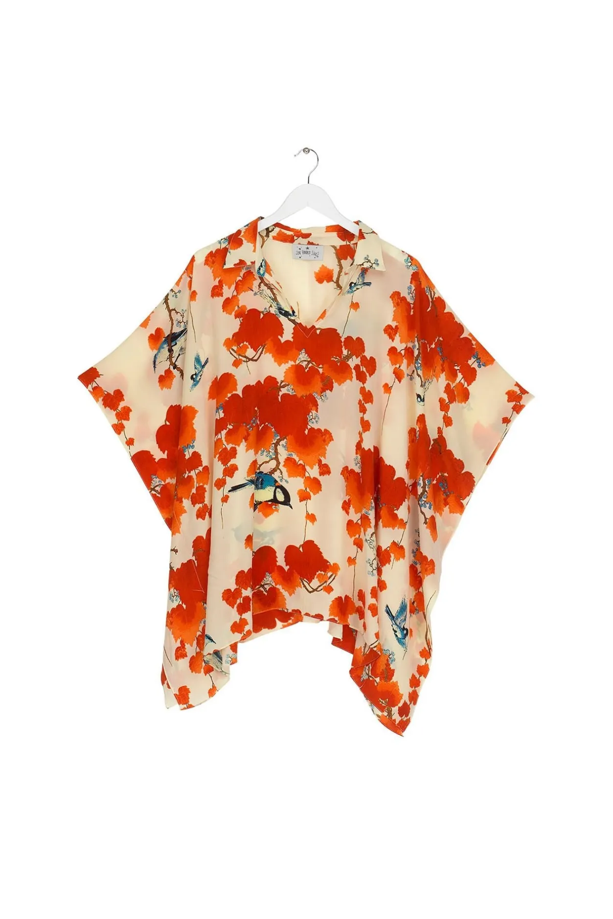 Women One Hundred Stars Acer Red Tunic Top