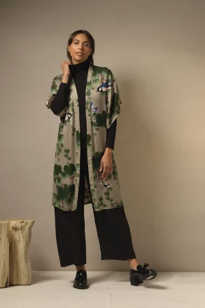 Women One Hundred Stars Acer Stone Midi Kimono