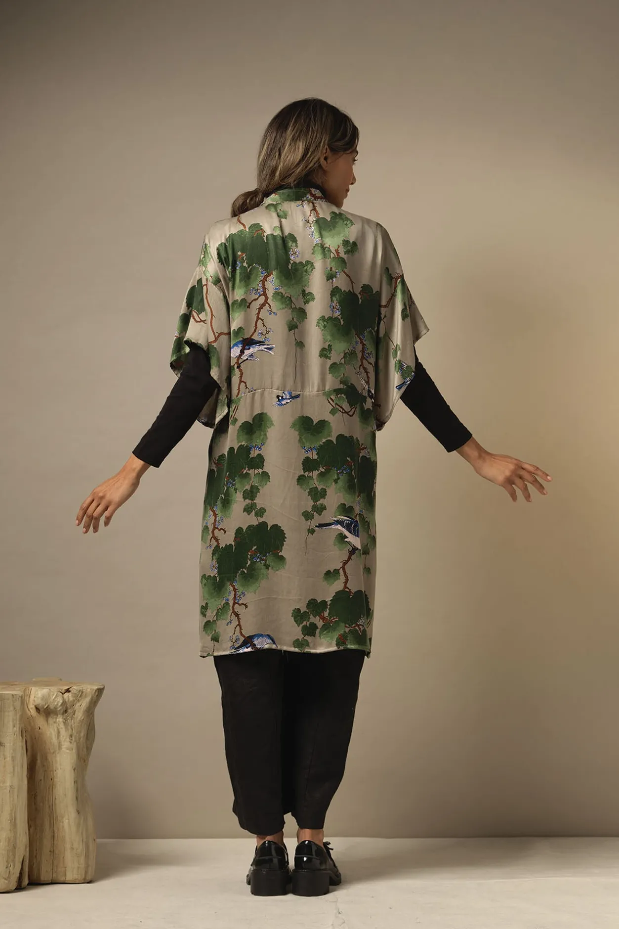 Women One Hundred Stars Acer Stone Midi Kimono