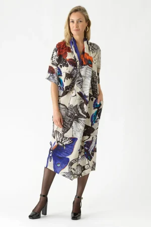 Women One Hundred Stars Butterflies Cobalt Rachel Dress