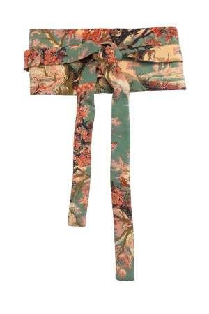One Hundred Stars Country Toile Obi Belt
