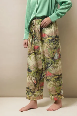 Women One Hundred Stars Country Toile Pants