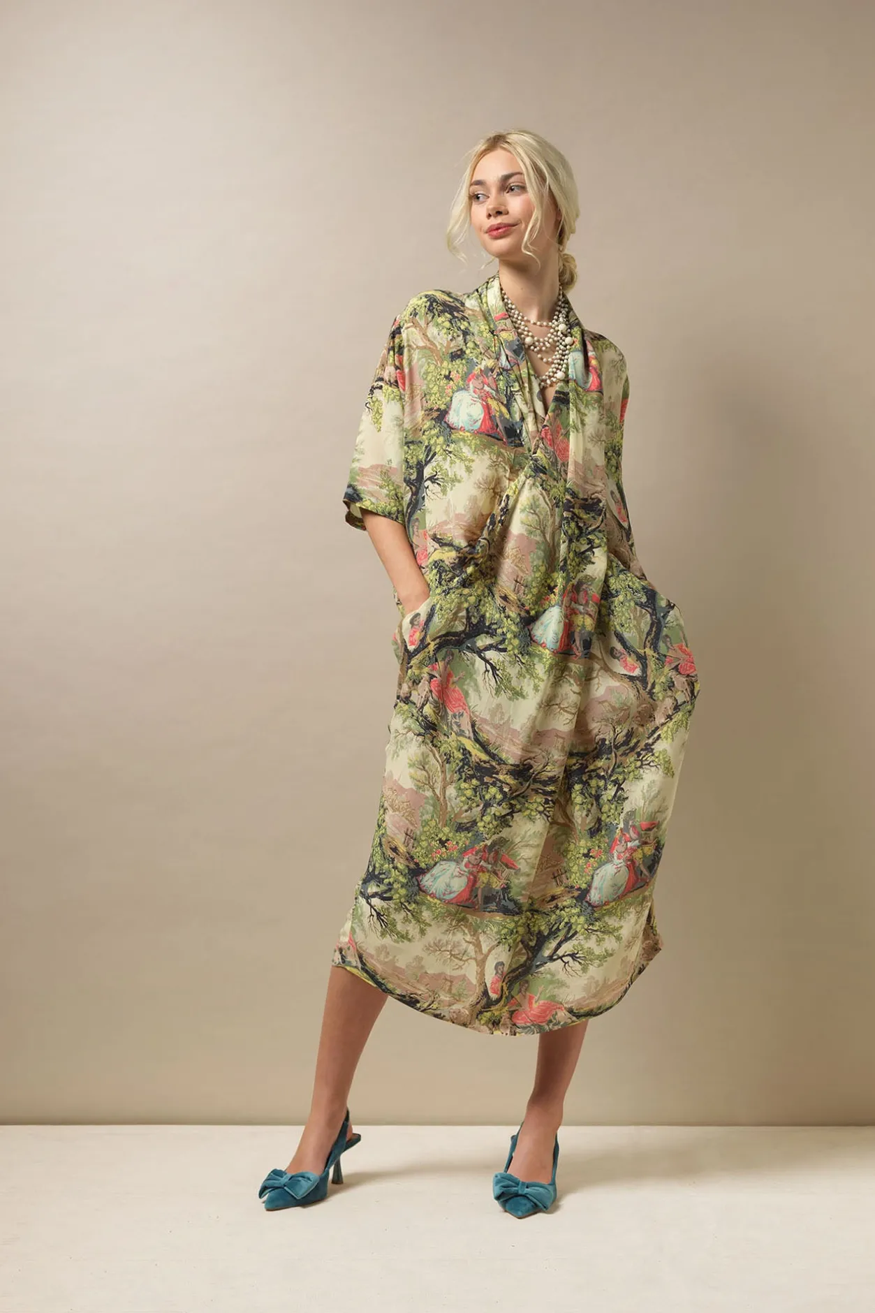 Women One Hundred Stars Country Toile Rachel Dress