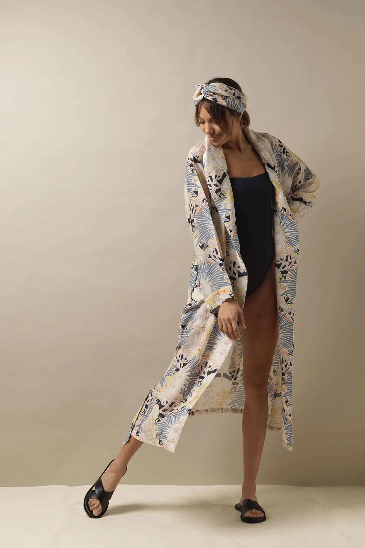 One Hundred Stars Deco Daisy Mauve Headband