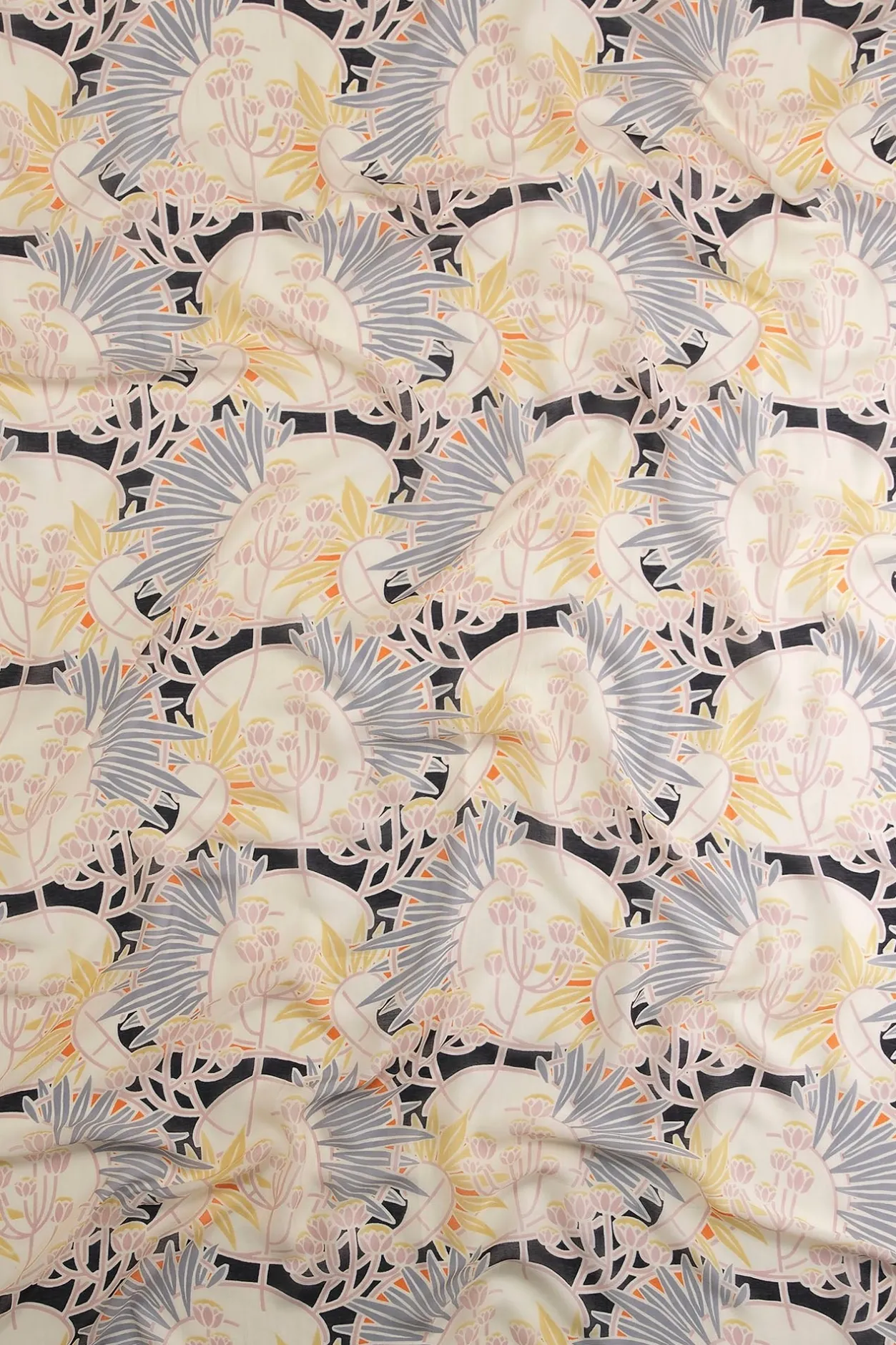 One Hundred Stars Deco Daisy Mauve Scarf