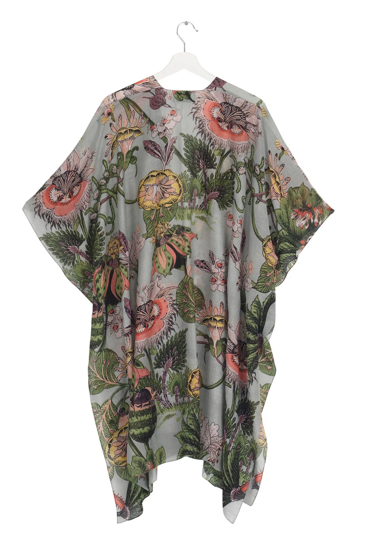 Women One Hundred Stars Eccentric Blooms Putty Throwover