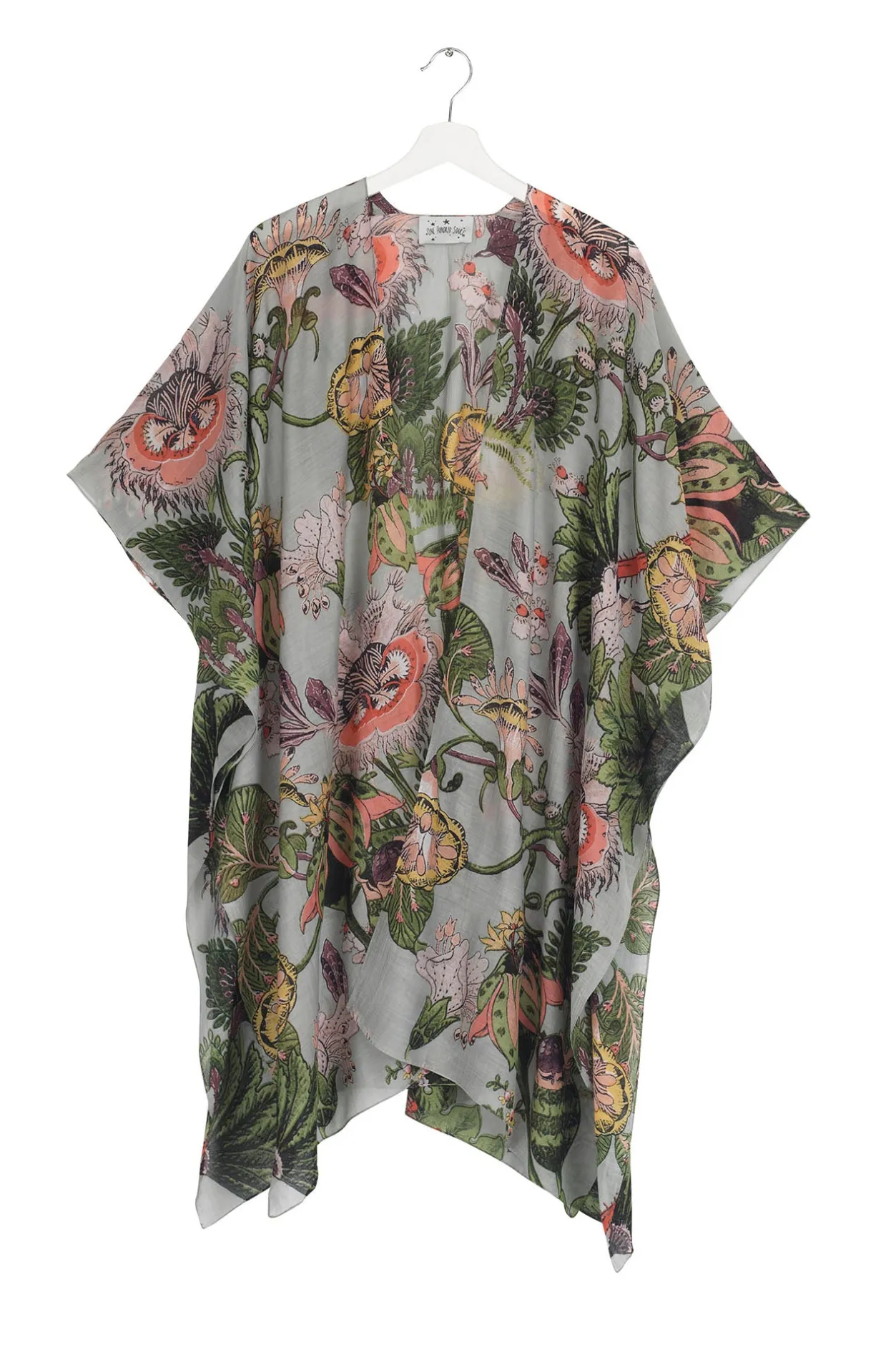 Women One Hundred Stars Eccentric Blooms Putty Throwover