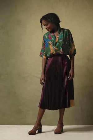 Women One Hundred Stars Flower Vase Green Rachel Top