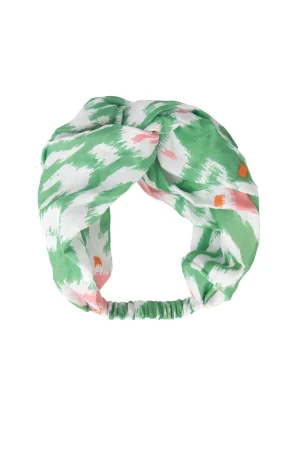 One Hundred Stars Ikat Green Headband