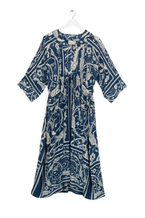 Women One Hundred Stars Jaipur Blue Abbi Dress