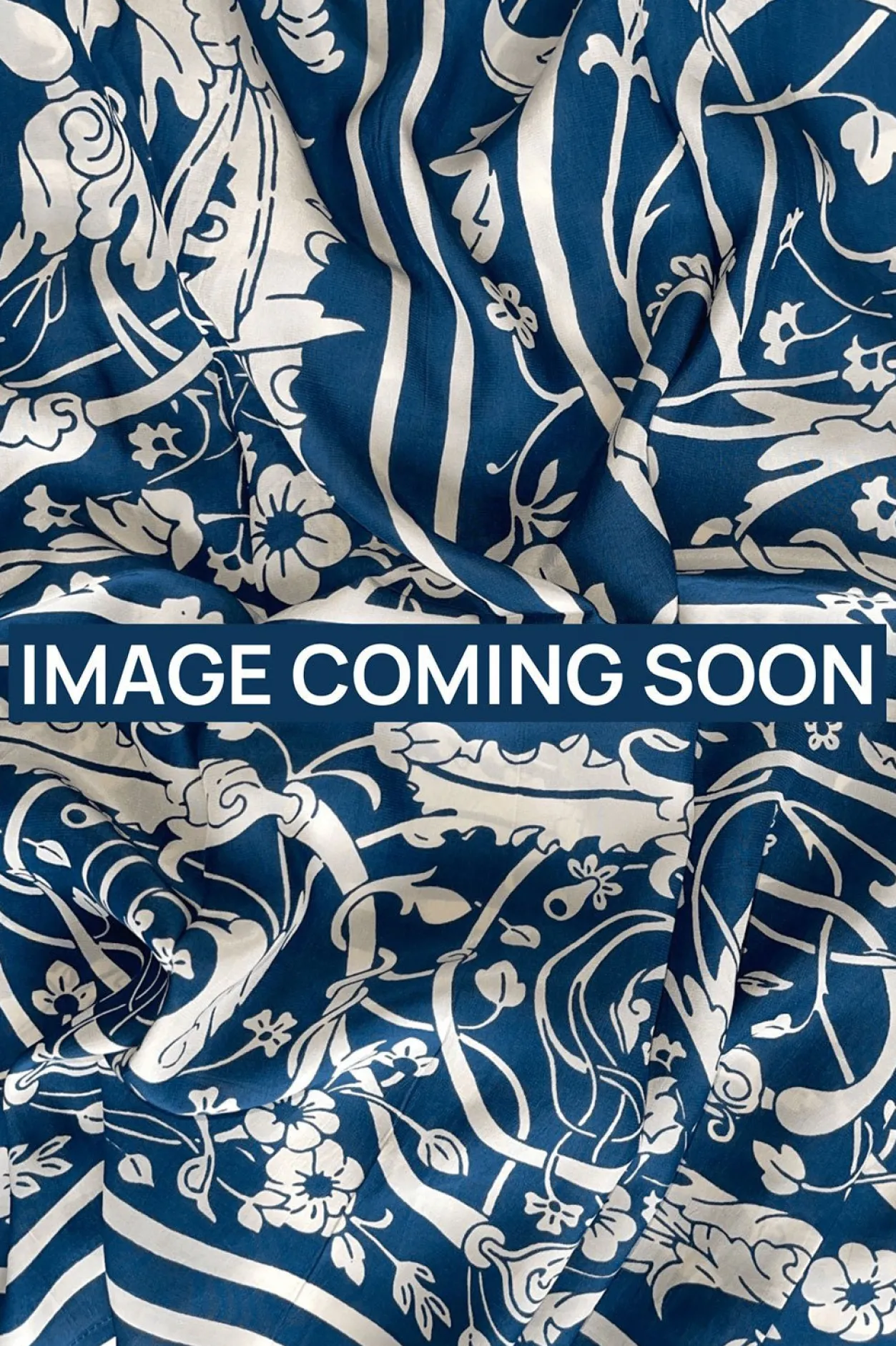 One Hundred Stars Jaipur Blue Linen Panel