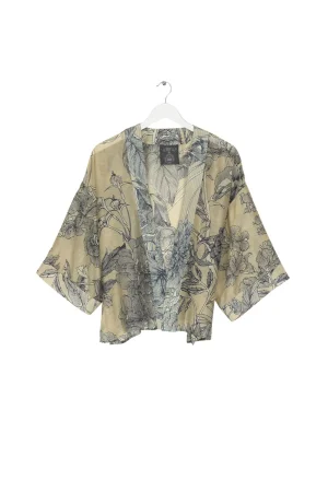 Women One Hundred Stars Kew Etched Floral Stone Kimono