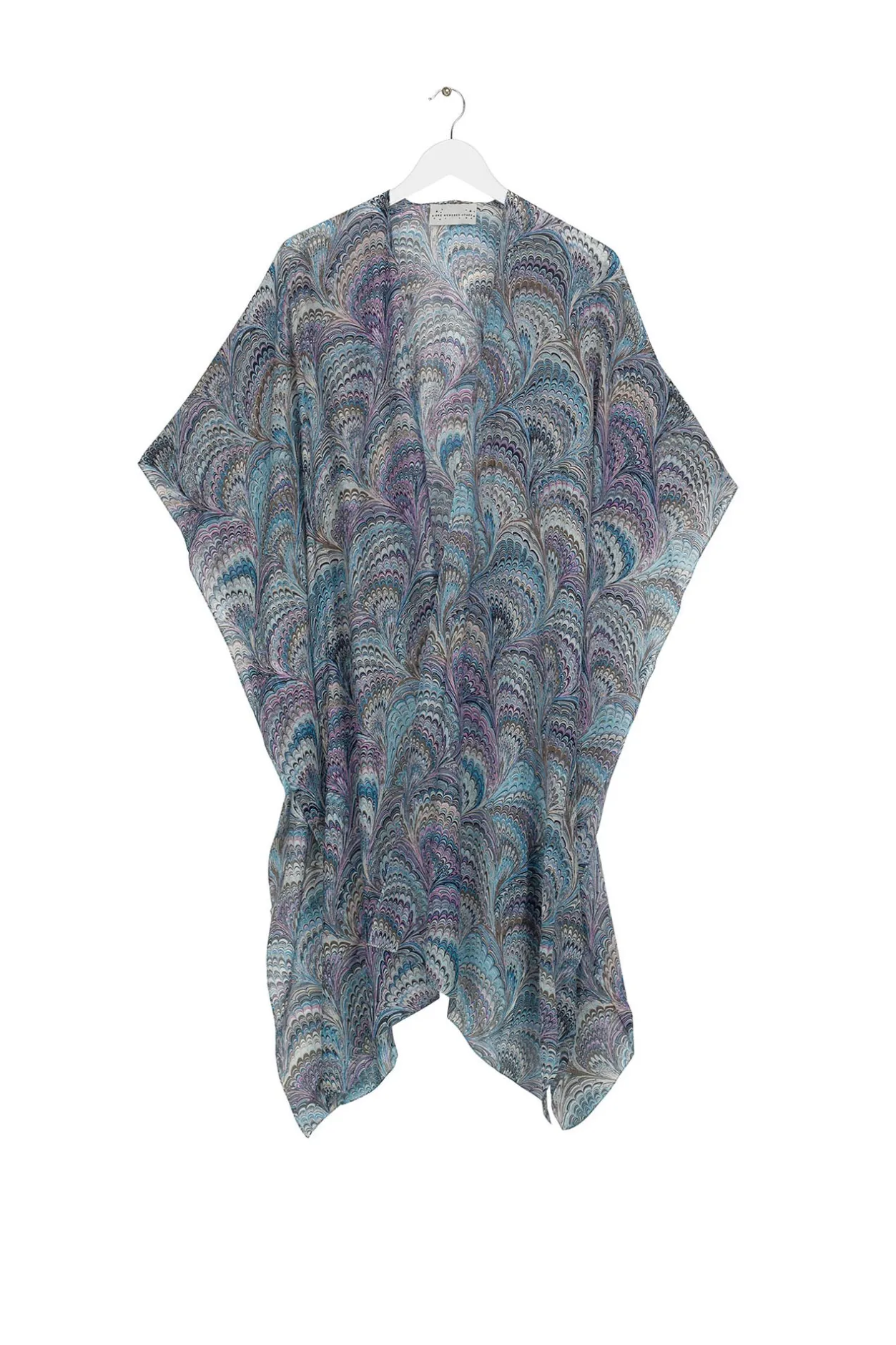 Women One Hundred Stars Marbled Blue Throwover