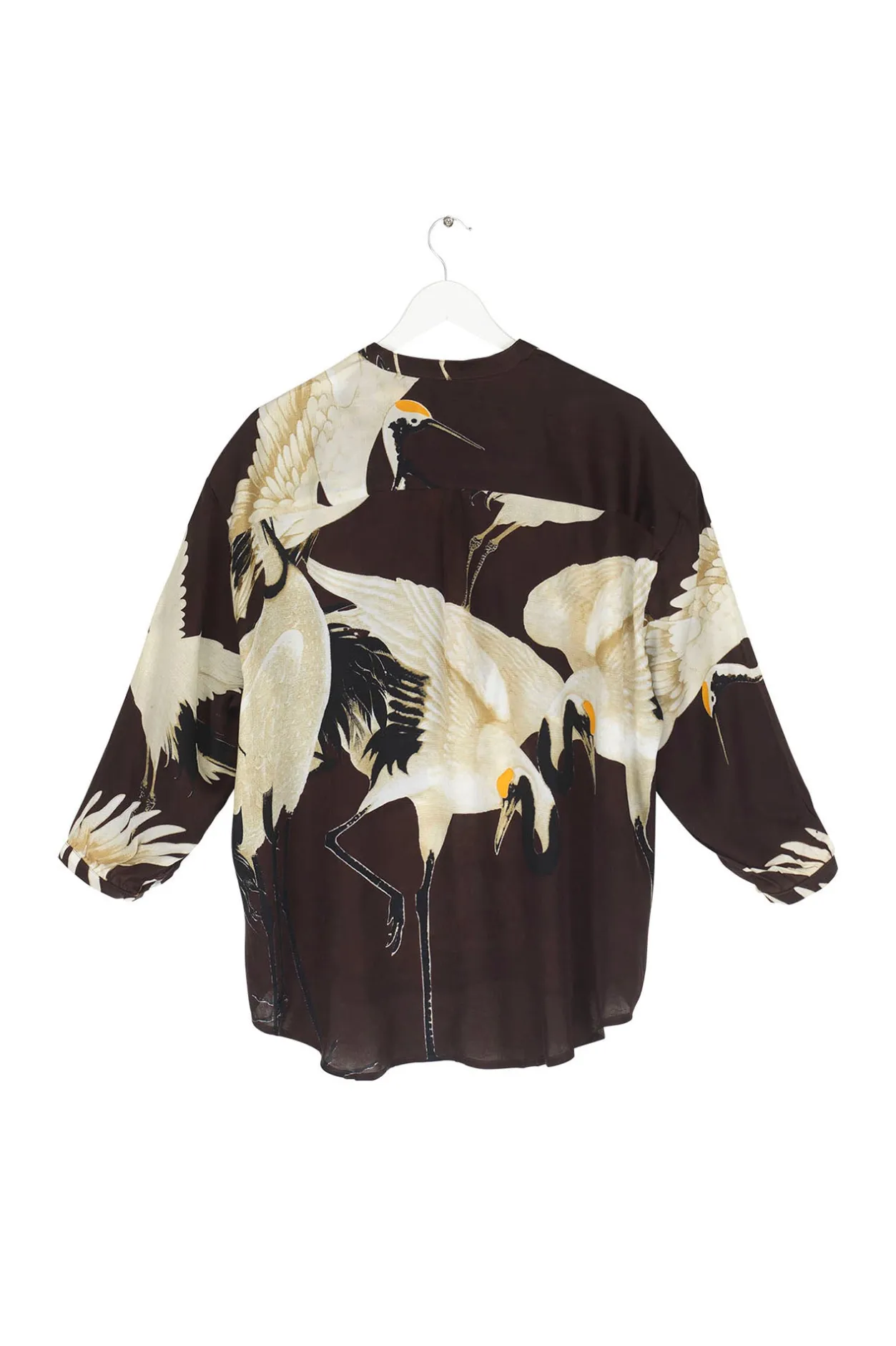 Women One Hundred Stars Stork Burgundy Darcy Shirt