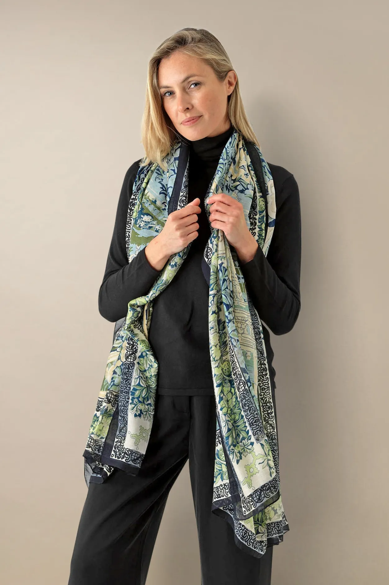 One Hundred Stars Tapestry Sea Scarf