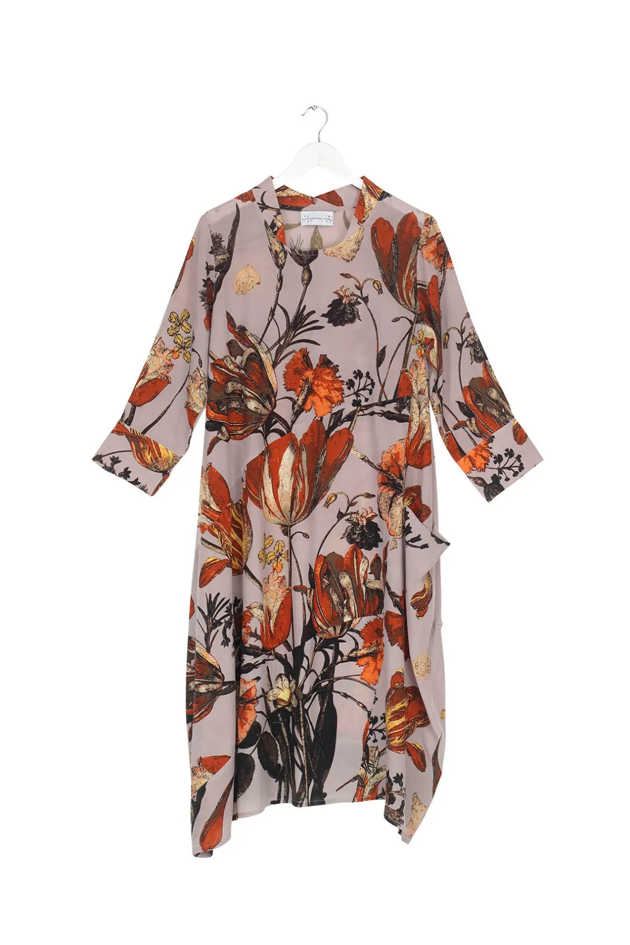 Women One Hundred Stars Tulip Red Asymmetric Dress