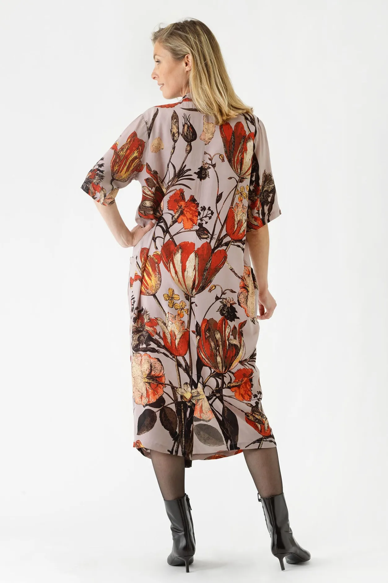 Women One Hundred Stars Tulip Red Rachel Dress